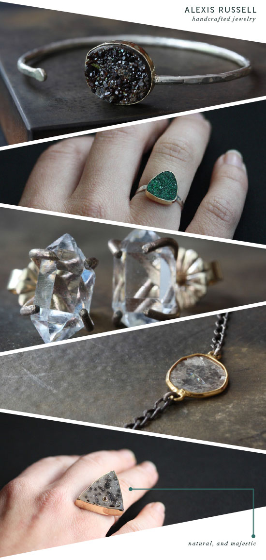 Alexis Russell, handcrafted jewelry