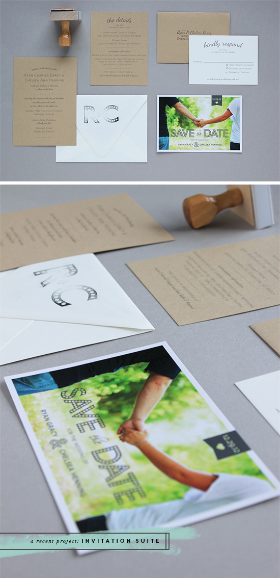 From the Desk of Rachael Adele of For the Love of Design - Invitation Suite