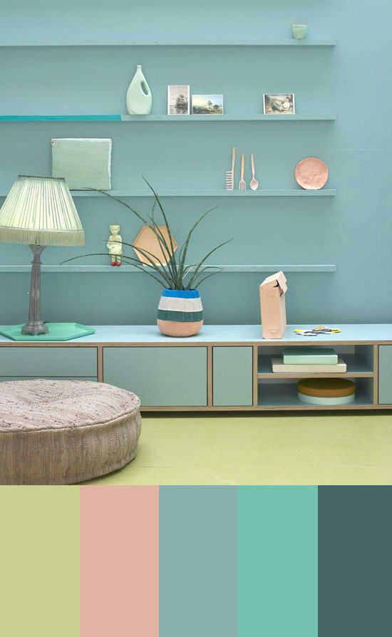 Color Study, a quirky pastel room, 65