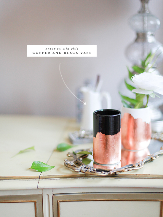 Enter to win a black and copper vase by the object enthusiast — photography and by pinegate road