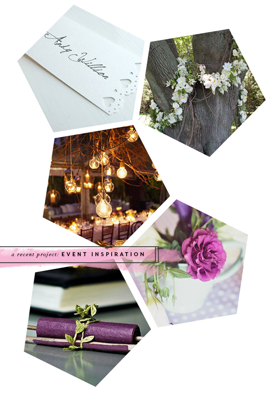 From the Desk of Margaret Barley of Floral and Frayed - event inspiration