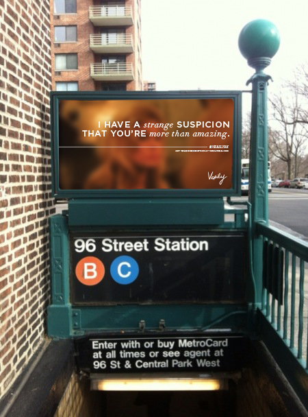 verily perscriptionVerily social media campaign - by kelsey cronkhite - outside subway ad