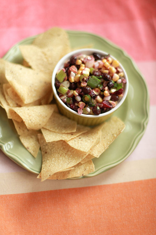 Fruity Summer Salsa |plum, bean, and corn salsa | a recipe by PINEGATE ROAD copy