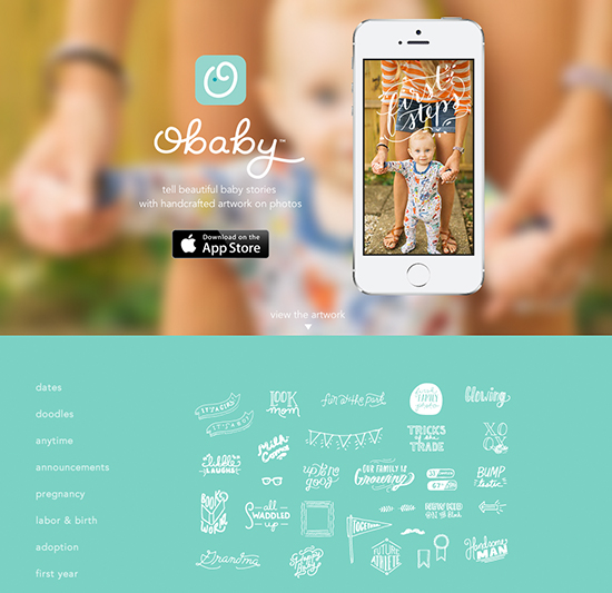 obaby app | website | PINEGATE ROAD