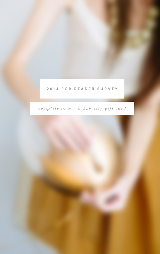 2014 Pinegate Road Reader Survey + $50 Etsy gift card giveaway