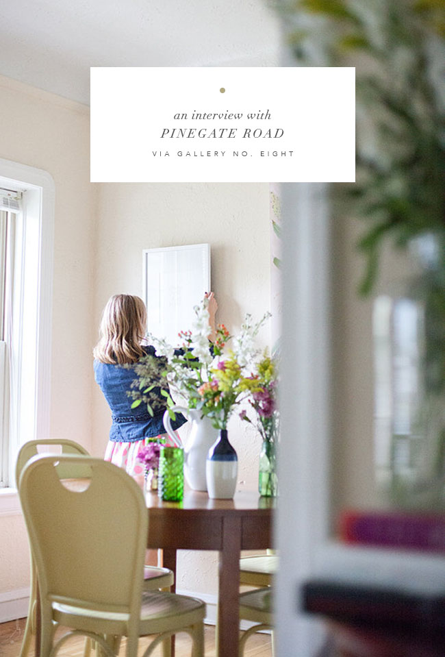 an interview with Pinegate Road via galery no. eight