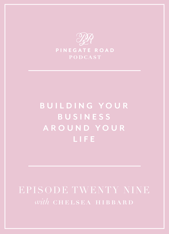behind the brand podcast, pinegate road, building your business around your life
