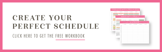 Create your perfect schedule when you work from home, a free workbook
